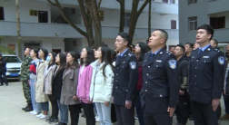 高大乡举行“升国旗 唱国歌”活动